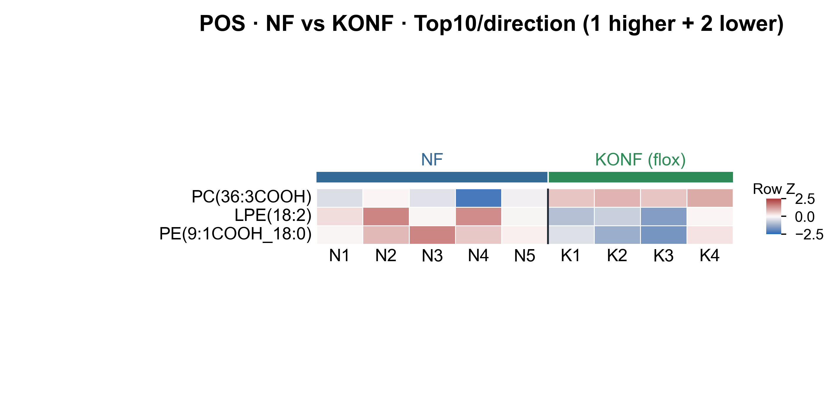 Heatmap Top10 per direction