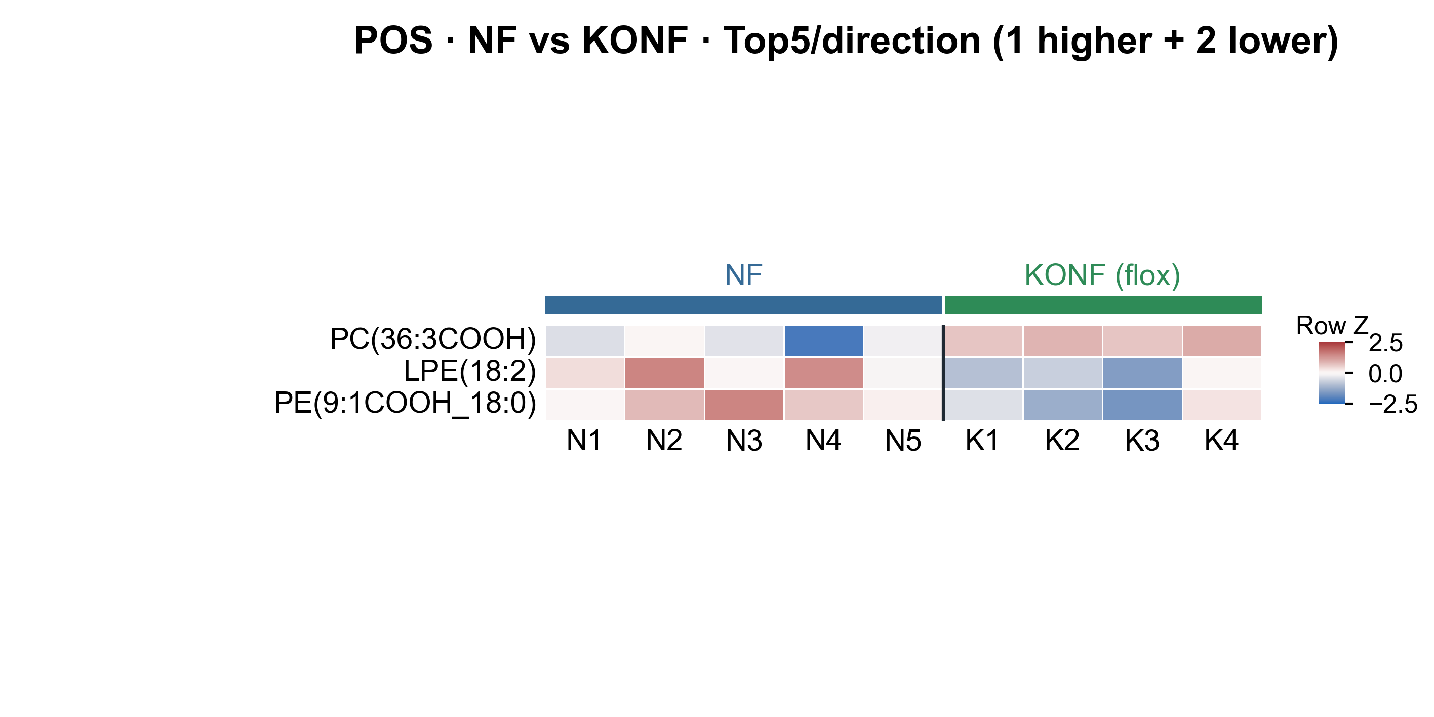 Heatmap Top5 per direction